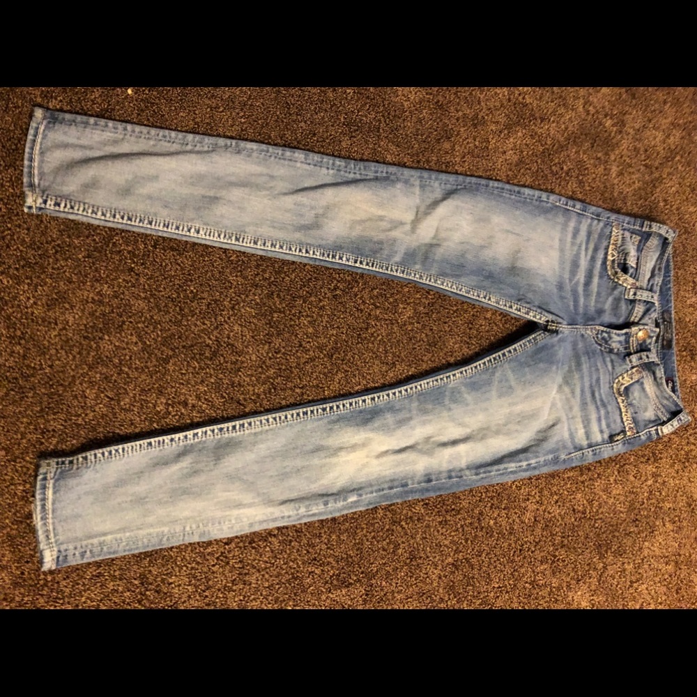 Silver Skinny Jeans!!